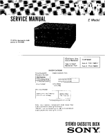 Sony TC-818 - Service Manual 